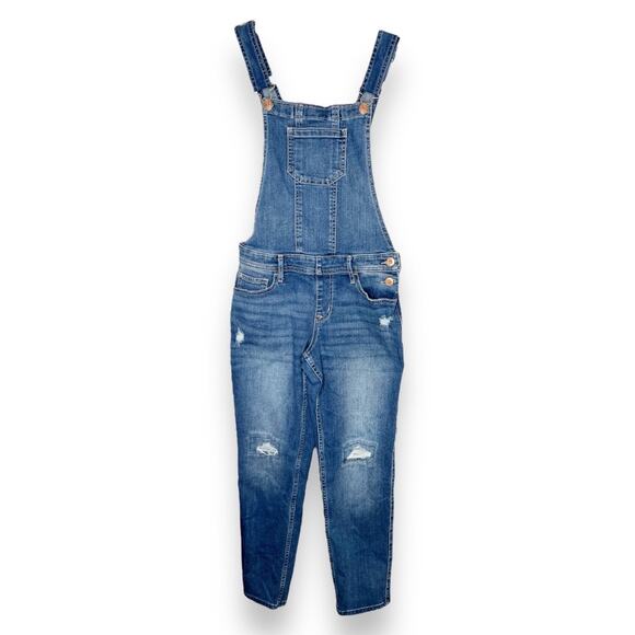 Abercrombie Kids Overalls Full Length Jeans 13/14 - Picture 1 of 9